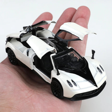 (bagged)1:43 Alloy Car Model Simulation Pagani Racing Car Vehicle Pull Back Car Ornaments Collection Toys For Boy Children