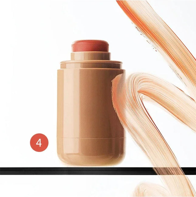 Magic Blush Stick 3-in-1 Cheek Lip Tinted Moistured Blush Stick Silky Brighten Blush Cream Blusher Cosmetics Tubes Matte Contour