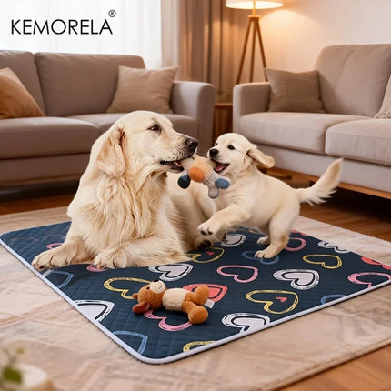 Kemorela Dog Cooling Mat Dog Training Pads  Washable Reusable Odor Resistant Durable Easyto Clean Suitable For All Seasons