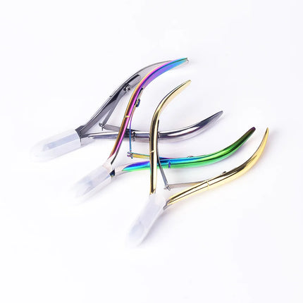 1Pcs Nail Cuticle Nipper Dead Skin Remover Scissor  Stainless Steel Tweezer Clipper Manicure Professional Tool Trimmer
