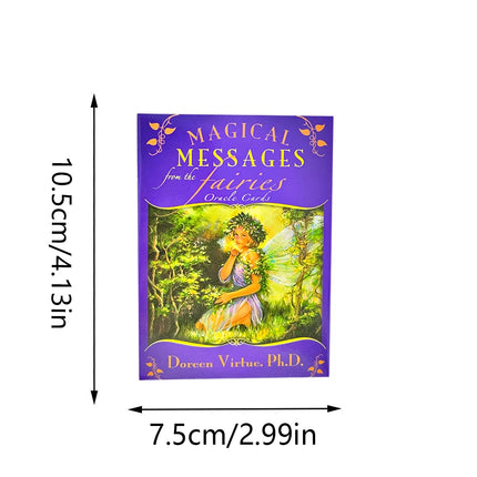 Magical Messages From the Fairies Oracle Cards 44 Cards Fate Divination Tarot Card