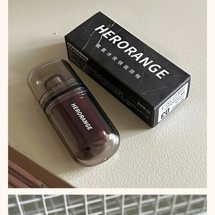 HERORANGEHR564 Enveloping Ice Night Mirror Lip Glaze Moisturizing and Moisturizing Lip Film Forming Quickly