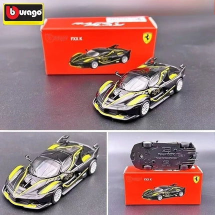Bburago 1:64 Ferrari Series,SP3 458 599 ENZO F12 SF90 812 Alloy Diecast Models,Mini Simulation Cars Gift Set