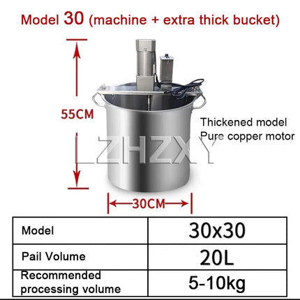 Automatic Hot Pot Frying Machine Small Mixer Jam Boiling Sauce Machine Chili Sauce Deep Frying Filling And Stir Frying Machine