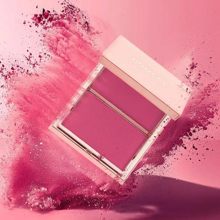Two-tone Long-Lasting High Color Rendering Face Makeup Natural Matte Blush Cream Waterproof Facial Coverage Powder Blusher Cream