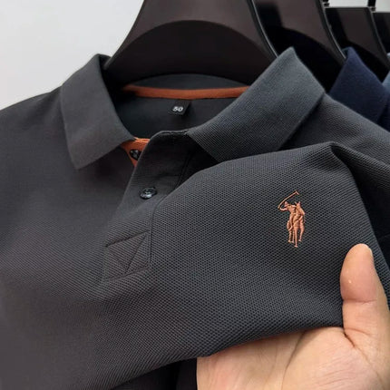 Luxury brand, 100% cotton, short sleeve polo shirt, new summer trend, Paul pony embroidery, T-shirt, business, golf, casual men's wear