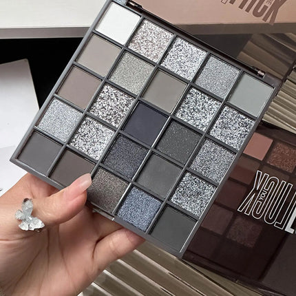 Dark Eyeshadow Palette 25 Colors Smoky Eyeshadow Makeup Palette Powder Shadow Gothic Smokey Eye Kit Cool Tone Eye Shadow makeup