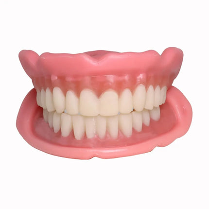 Silicone Dentures False Teeth Full Set Soft Safety Easy to Use Perfect Fit Oral Improve Tooth Loss Broken Temporary Improve