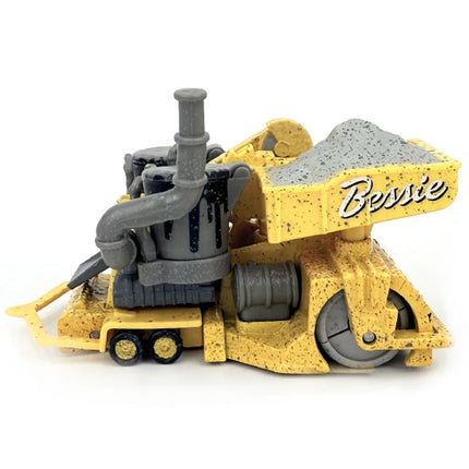 Cars 1:55 Scale Diecast Metal Toy Car - Bessie the Road Roller, Alloy Model Vehicle for Kids & Collectors Gift