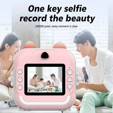 Children Instant Print Camera Kids Video Photography Digital Photo Camera Toy Mini Thermal Printer for Boy Girls Birthday Gift