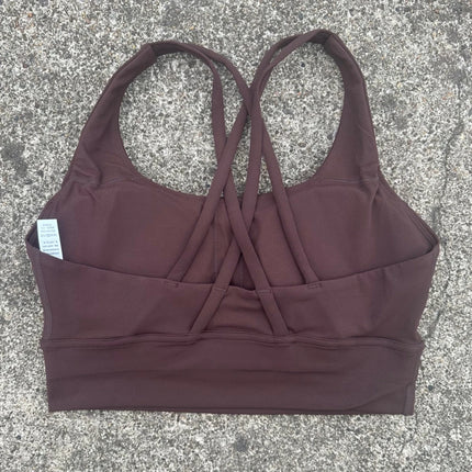 Solid Color Fitness sport Bra Women Cross soft high strength Tight Top Comprehensive Training Gym Yoga Underwear With Chest Pad