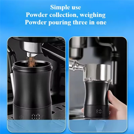 UNCL Coffee Cup Coffee Scale Coffee Powder Cup Scale Electronic Scale Coffee Scale, Metal Tea Cup