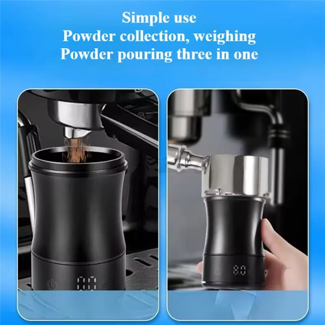 UNCL Coffee Cup Coffee Scale Coffee Powder Cup Scale Electronic Scale Coffee Scale, Metal Tea Cup