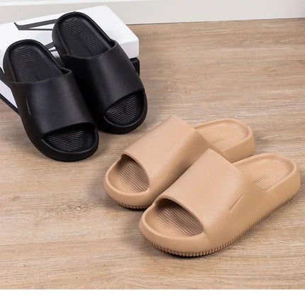 2024 New Ultra Soft Casual Sports Wear-Resistant Outdoor Elevated Slipper Sandals Couple Model Slippers For Women