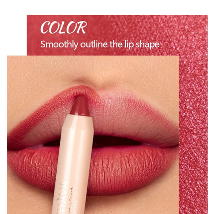 Matte Finish Waterproof Lip Liner 8 Colors Long Lasting Lip Pencil Contour Pen Sexy Red Tint For Perfect Lip Makeup