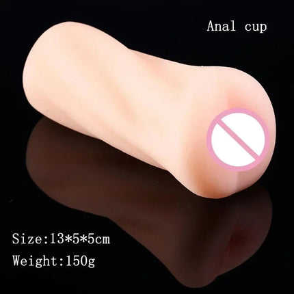 Realistic Deep Throat Vagina Artificial Real Pocket Pussy Oral Male Masturbator Blowjob Cup Erotic Sex Toys For Men Adult Games