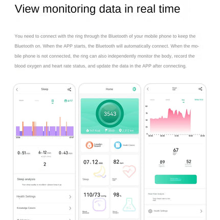New Heart Rate Sleep Blood Oxygen Monitoring Adding Friends Remote Care Exercise Step Counting Photography Smart Ring Hot 2026