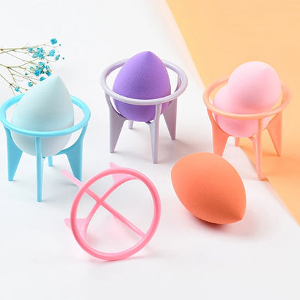 1 Pcs Beauty Sponge Drying Stand Holder Makeup Powder Puff Storage Rack Make Up Puff Rack Drying Hanger Makeup Tools