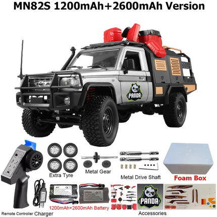MN82 MN82PRO MN82S MN82T RC Car 1/12 4WD 2.4G Remote Control Car Climbing Off-road RC Crawler LED Light Truck RC Toys As Gift