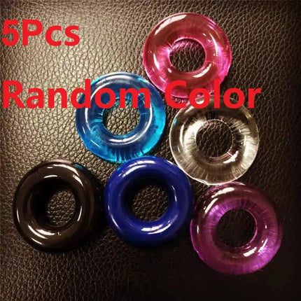 Silicone Durable Penis Ring Ejaculation Delay Chastity Rubber Cock Rings Penis Enlargement Semen Lock Ring Sex Toys For Men