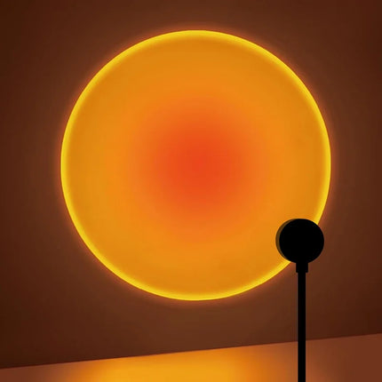 Sunset Projection Lamp Home Decoration Atmosphere Lamp Multi-angle Rotatable Suitable Neon Lights For Home Living Room Bedroom