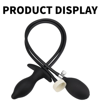 Anal Dilator Water Spray Butt Plug 3 IN 1 Inflatable Anal Plug Prostate Massager Sex Toys for Women Men Enema Cleaner