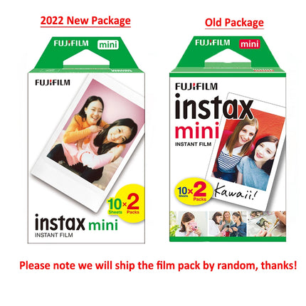 Fujifilm Instax Mini Film White 10 20 40 60 80 100 Sheets For FUJI Instant Photo Camera Mini 12/11 Mini 9 8 7 70 90 Film Camera
