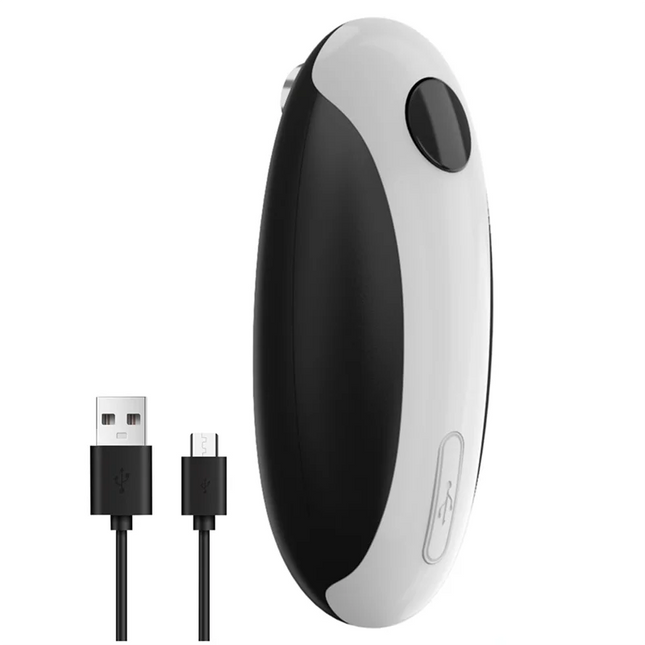 A52Q-Portable Electric Can Opener, Fits All Can Sizes,USB Rechargeable Kitchen Gadget