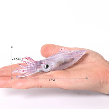 Simulation Marine Mollusc Plastic Model Figures Nautilus Ammonite Squid Octopus Figurine Sealife Animal Educational Toy For Kids