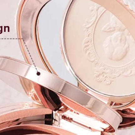 Flower knows Strawberry Cupid series Pressed Powder Matte Soft Focus Oil Control Holding Powder