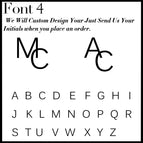 Font 4 / Gold Wood Box