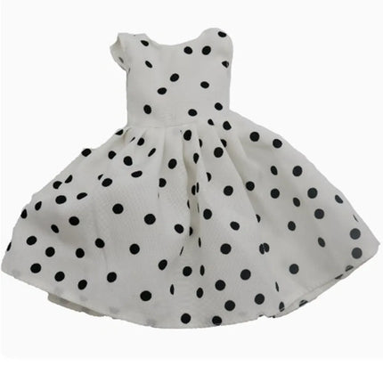Fashion Doll Polka Dot Skirt for 30cm Dolls Casual Wear Striped Dresses For 30cm Doll Girl Dresses Clothes Doll Floral Dresses