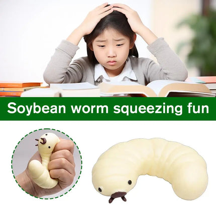 Animal Stress Relief Toy - Worm Funny Kneading Fidget Sensory Play Anxiety Relaxation For Children&Adult Toy