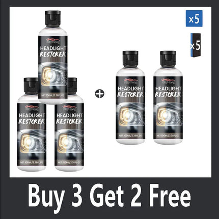 Headlight Repair Spray for Car Refurbishment Anti-Oxidation Coating Car Lamp Polishing Agent Scratch Restoration Dirt Clean
