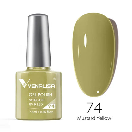 7.5ml Venalisa Nail Gel Polish HEMA FREE TPO FREE Full Coverage Semi Permanent Soak Off UV LED Gel Nail Polish Gel Varnish