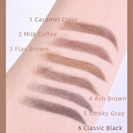 1PC 1.5mm Ultra Fine Double-Ended Eyebrow Pencil Waterproof Sweat-proof Long Lasting Professional Eye Makeup For Women