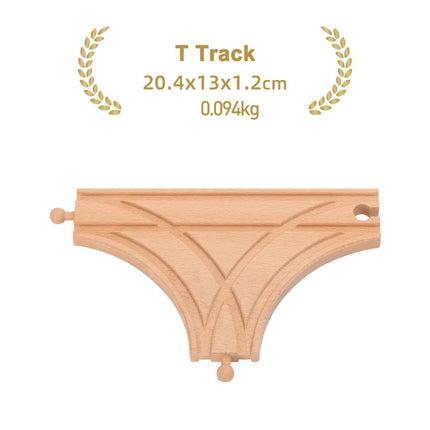 Kinds Of Wooden Track Accessories Beech Wood Railway Train Track Toys Fit for Biro All Brands Wooden Tracks Kids Education Toys