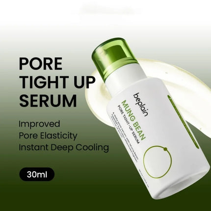 Korean Skincare Products BEPLAIN Mung Bean Pore Serum,Deep Cleansing Foam,facial Pore Remover Clay Mask and Makeup Remover Oil