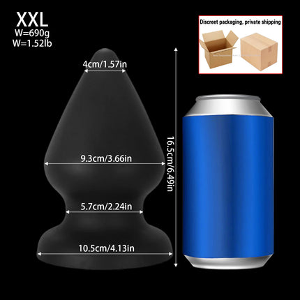 XXXL Fisting Butt Plug Training Dilator Small Huge Anal Plug Super Soft Anal Toys Suction Cup Big Sex Toy For Men Women Buttplug