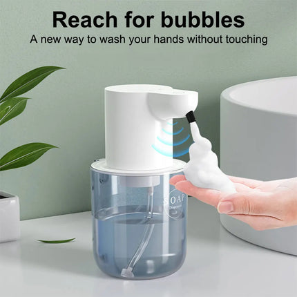 400ML Automatic Foam/Gel Soap Dispenser 4 Gears Infrared Sensor Foaming Soap Dispenser IPX5 for Home Bathroom