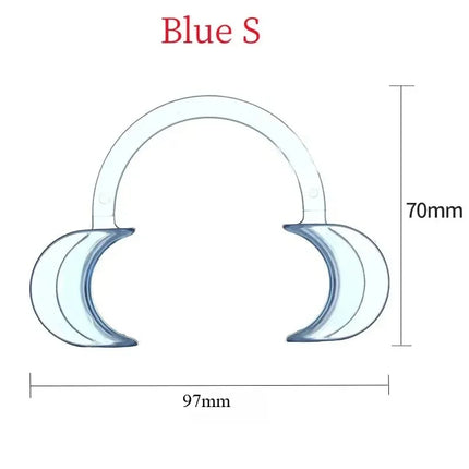 100Pcs Dental C Shape Mouth Opener Lip Cheek Retractors Teeth Whitening Mouth Gag Spreader Dentistry Dentist Accessories