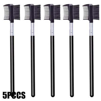 3/5PCS Eyebrow Brush Set Eyelash Comb Lash Separator Tool Professional Eye Makeup Tools With Eyebrow Trimmer Scissor For Woman