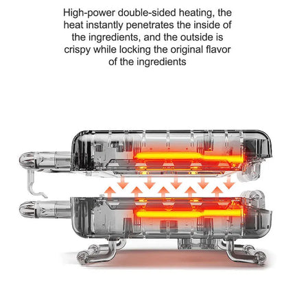 8-in-1 Detachable Breakfast Maker Cake Maker Nut Machine Donut Waffle Maker Rotisserie Biscuit Machine Sausage Roasting Machine