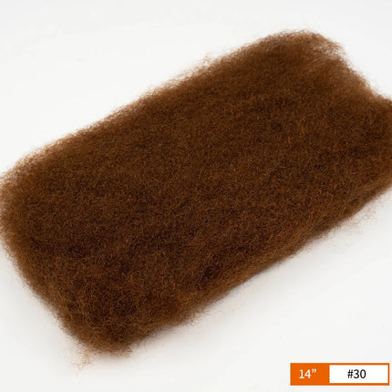 Afro Kinky Bulk Hair for Braiding Hair Extensions – Rebecca Lightweight, Natural Colors for African Braids & Casual Wear QVR