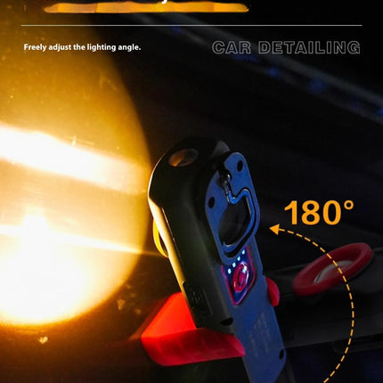 FUNAYA Portable Flashlight Car Detailing Tools Car Paint Finish Lamp Scan Swirl Magnetic Grip Multi Auto Repair Working Lights