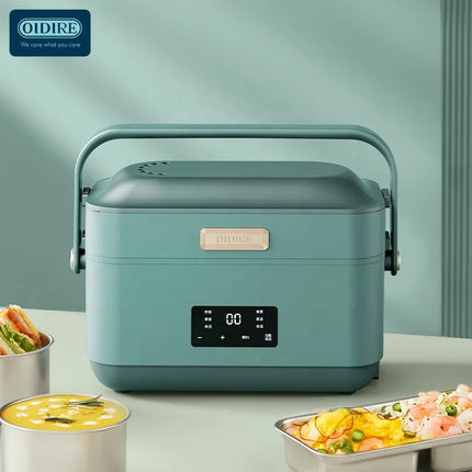Portable Electric Lunch Boxes Charging Self Heating Car Oven Removable Container Bento Lunch Box