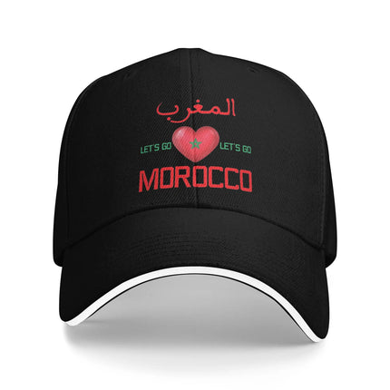 Morocco Flag Outfits Men Women Baseball Cap  Trucker Hat Unique Daily Headwear Adjustable Snapback Cap