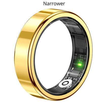2026 New Tech Gadgets 5ATM Waterproof Smart Ring Sport Smartring Electronics Fitness Rings for Man Woman Android & Charging Case