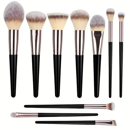 Complete Professional Makeup Brushes Set All in One Kit for Eyeshadow Eyeliner Face and Detailed Cosmetics Application Tools