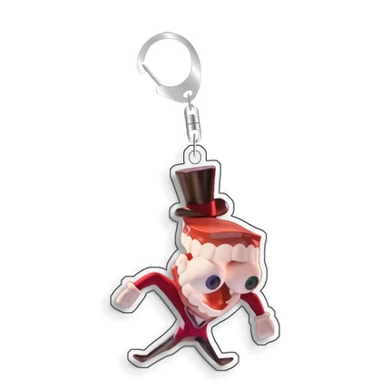 For The Amazing Digital Circus Jax Pomni Ragatha Gangle Acrylic Selfmade Cute Cartoon Anime Keychain Pendant Toy Gifts 5cm